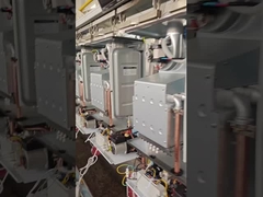 벽은 가스 보일러를 매달았습니다