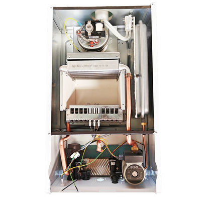 26 kw 40 kw 가스 벽은 보일러벽 말 탄 가스 고온수 히터 지능적 제어를 매달았습니다