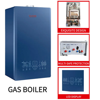벽에 매달린 보일러 작은 몸체 벽에 장착 된 응축 가스 콤비 보일러 24KW