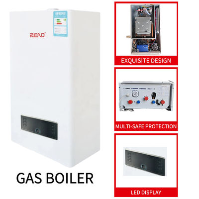 42KW 가스 벽 매달린 보일러 작은 몸 벽에 장착 된 응축 콤비 보일러